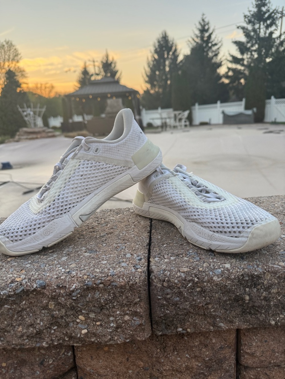 Men’s Under Armour White Mesh Athletic Shoes